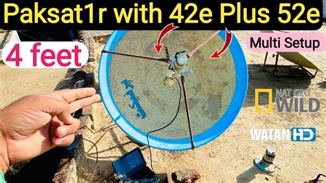 Paksat 38e With Turksat 42e Plus Yahsat 52e Multi Satellite Side Free