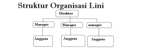Gambar Struktur Organisasi Lini Atau Garis Imagesee