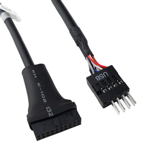 19 Pin Usb 30 Female To 4 Pin Usb 20 Male Cable Adapter 15cm Internal
