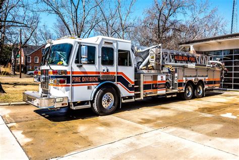 Auburn Fire Sutphen Ladder 1 Fire Trucks Emergency Vehicles Fire