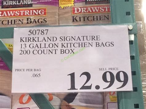 We did not find results for: Kirkland Signature 13 Gallon kitchen Bags 200 Count Box ...