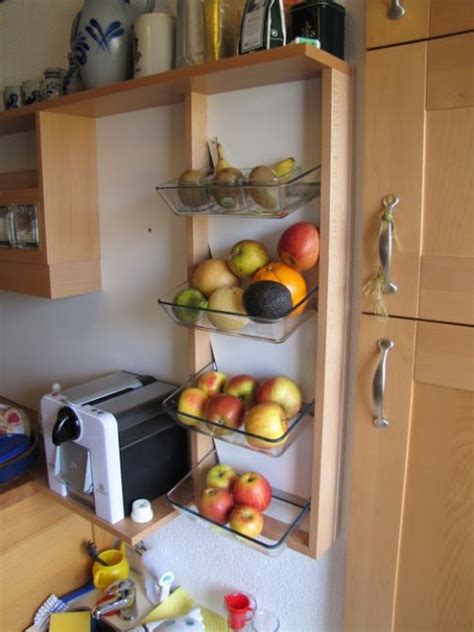 These inexpensive, sturdy steel shelves can double your storage by optimizing vertical space. 25 Insanely Clever Storage Solutions For Fruits And Vegetables