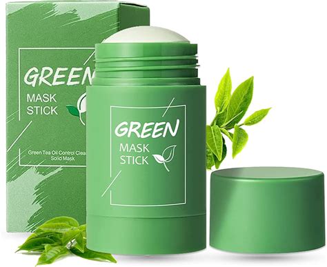Green Tea Mask Stick For Face Green Tea Purifying Clay Stick Mask Cleansing Mask Stick For