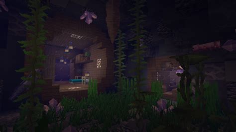 A House In Axolotl Cave Rminecraftbuilds
