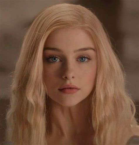 Dark Acedemia Blonde Hair Blue Eyes Female Character Inspiration