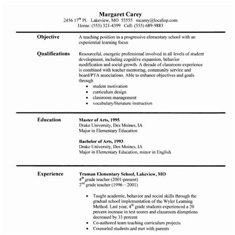 Teacher resume template & example. Student Teacher Resume Examples Lovely Sample Teacher Resumes Teaching in 2020 | Teacher resume ...
