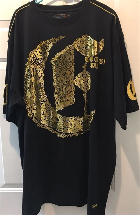 Coogi Luxe T Shirt New With Tags Gold Bling XL Hip Hop Biggie Smalls B I G Shirts Coogi