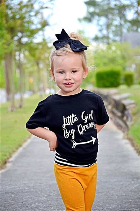 Little Girl Big Dreams Girl Power Shirt Girl Empowerment Girl Shirt