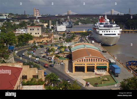 Port Area Santo Domingo Dominican Republic Caribbean Stock Photo Alamy