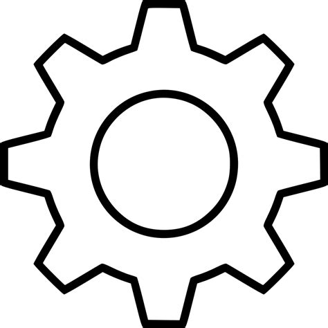 Gear Mechanics Settings Icon Png Picpng