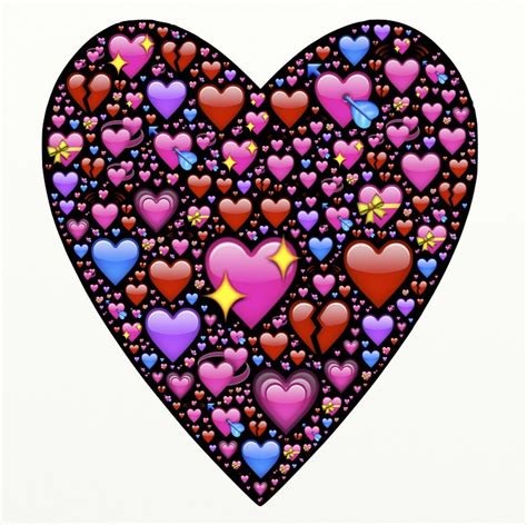 Coeur Lamour Emoji · Image Gratuite Sur Pixabay