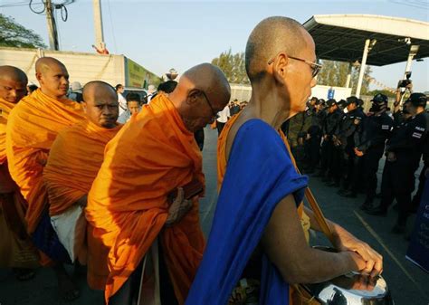 Thai Police Raid Scandal Hit Buddhist Temple To Arrest Monk
