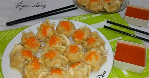 Mencari koleksi resepi udang yang sedap dan menarik? Resepi Dimsum Udang / Cara Membuat Dimsum Ayam Udang Kukus ...