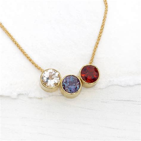18ct Gold Sapphire Necklace September Birthstone By Lilia Nash