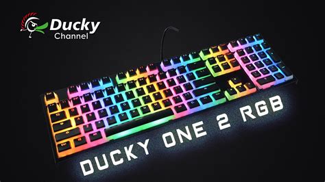 Ducky One 2 Rgb Mechanical Keyboard With Pudding Keycaps Youtube