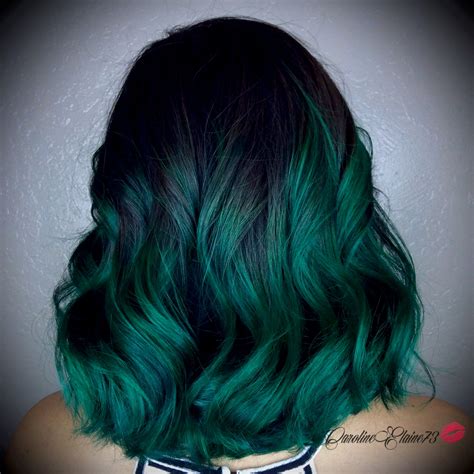 20 Emerald Green Hair Ombre FASHIONBLOG
