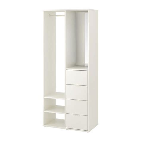 Falls du den ikea pax schrank im pax planer nicht umfangreich genug planen kannst, gibt es bei wollte mir auch gerade den pax planer für das handy öffnen, aber leider hat ikea den wohl für mobile geräte komplett eingestellt und er lässt sich auf einem. SUNDLANDET Open wardrobe, white, 31 1/8x17 3/8x73 5/8 ...