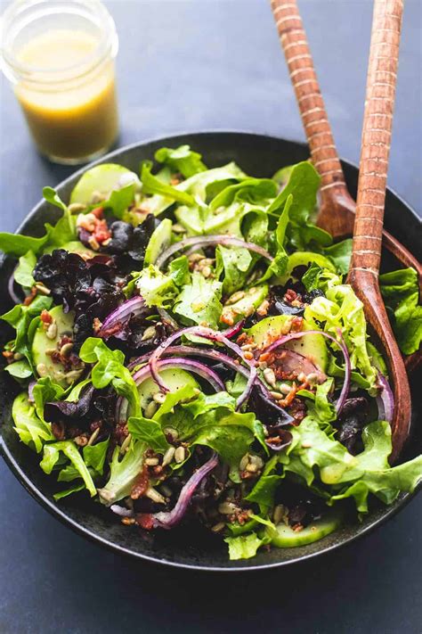 Bread or lettuce for serving. Best Simple Tossed Green Salad | Creme De La Crumb