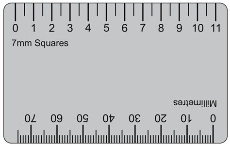 Printable Ruler Millimeter