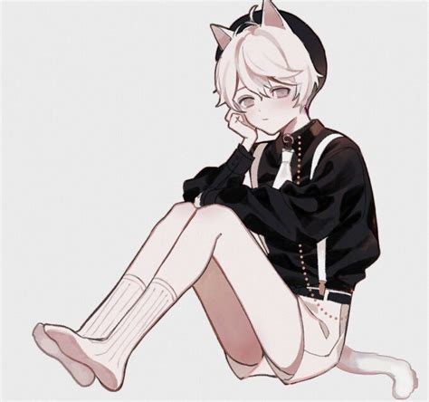 Pin By にこり On Cute Anime Guys Anime Cat Boy Cute Anime