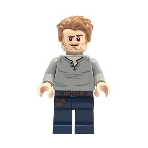 Lego Owen Grady Minifigure From Jurassic World Set 75937 75938 Toys And Hobbies Building Toys