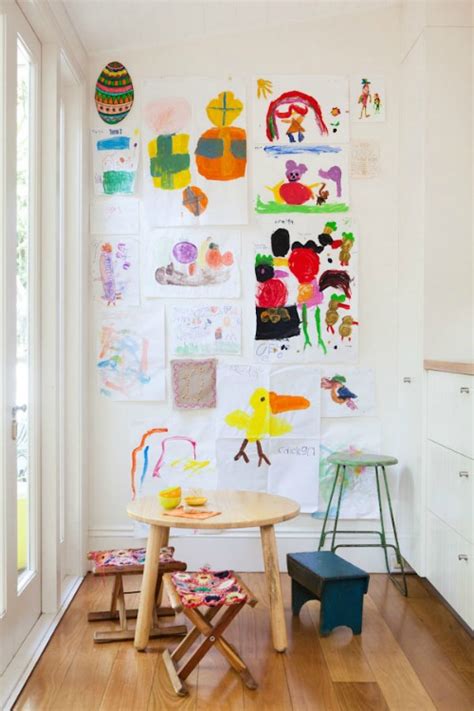How To Display Kids Artwork Clean And Scentsible