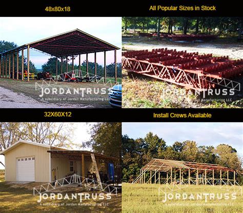 Pole Barn Truss Manufacture Gable Lean To And Gambrel Trusses