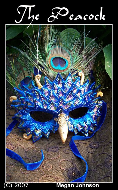 The Peacock Mask Peacock Mask Carnival Masks Masks Masquerade