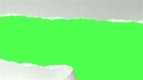 Paper Torncrackrippedcutsplit Green Screen Youtube