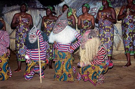 Masked Luvale Dancers Of Zambia African Africa People African Dance