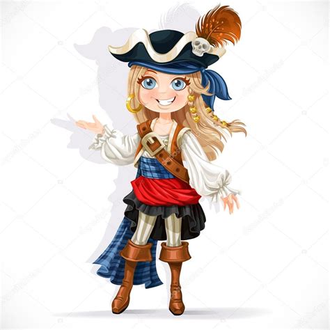 Cartoon Girl Pirates