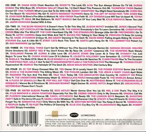 Entre Musica 100 Hit Tracks The Ultimate Collection 80s Va 5 Cds