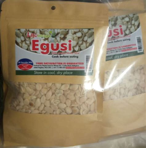 whole egusi melon seed for authentic egusi soup 100gm