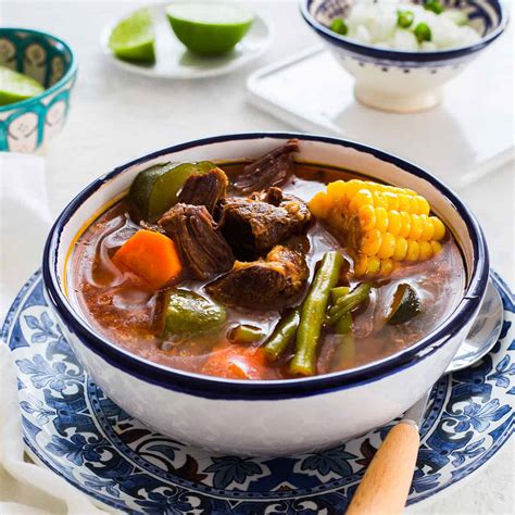 Mole De Olla Mexican Beef Stew With Corn Dumplings