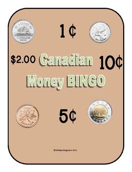 The worlds leading and popular online bingo sites are presented here! Canadian Money Bingo by Bergie Bee Learning | Teachers Pay Teachers