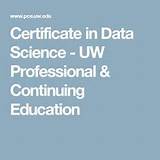 Uw Big Data Certificate Pictures