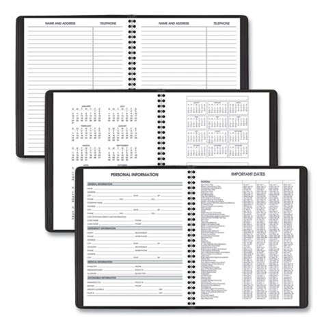 Great Value At A Glance Weekly Vertical Column Appointment Book Ruled