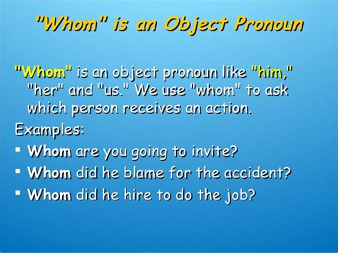 It's all about knowing how each pronoun functions within a sentence. Who, whom, whose, when, where