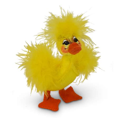 4in Fluffy Yellow Duck Annalee Dolls