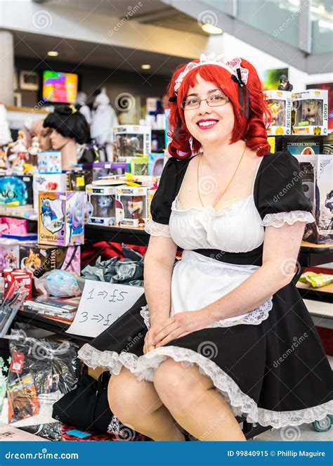 cosplay maid handing out flyers in akihabara tokyo editorial image 176097260