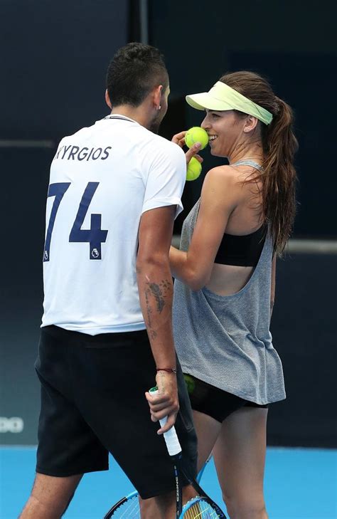 Brisbane International Nick Kyrgios Praises Girlfriend Ajla Tomljanovic For Keeping Him At His