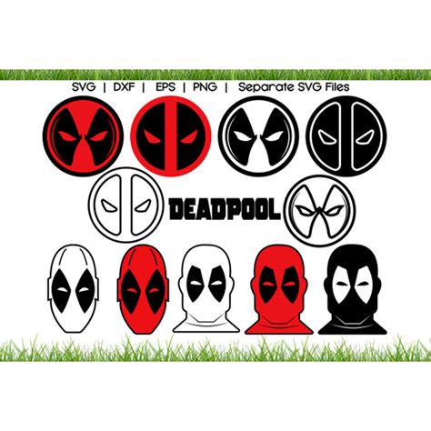 Deadpool Logosuper Heropowermaskdeadpool Mask Masterbundles