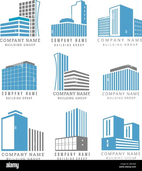 Company Office Buildings Stock Vector Images Alamy