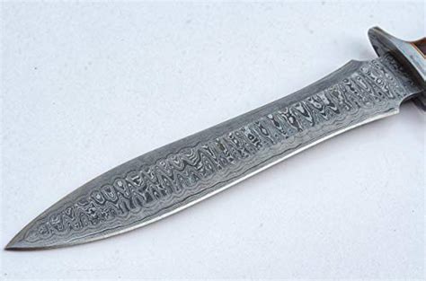 Dk Damascus Steel Handmade Inches Damascus Steel Dagger Knife