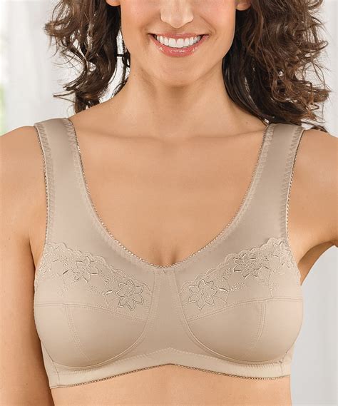 naturana skin embroidered wide strap wireless bra bra women bra solutions wide strap bra