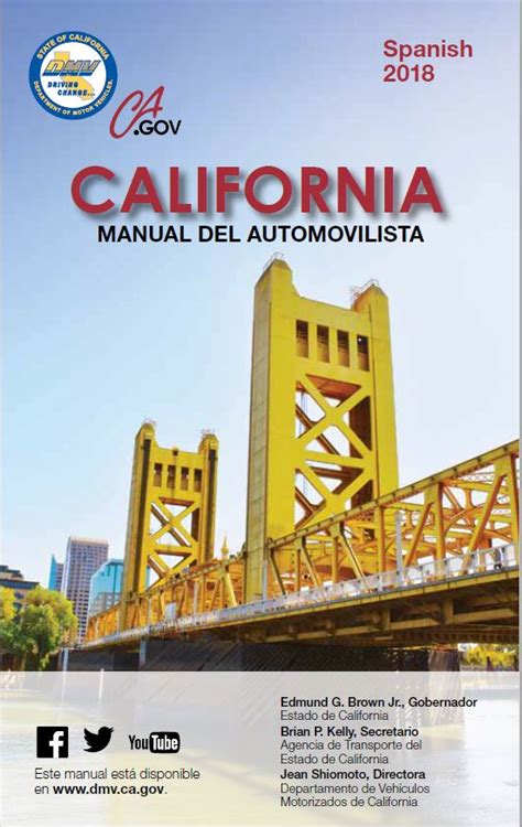 California Driver Handbook Spanish Dmv California