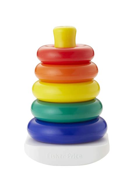 Buy Fisher Price Plastic Original Rock A Stack Classic Stacking Toy