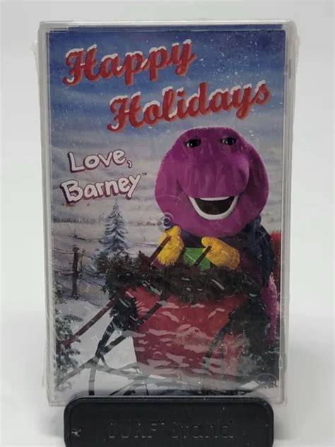 Happy Holidays Love Barney Purple Cassette Sealed 1995 Picclick