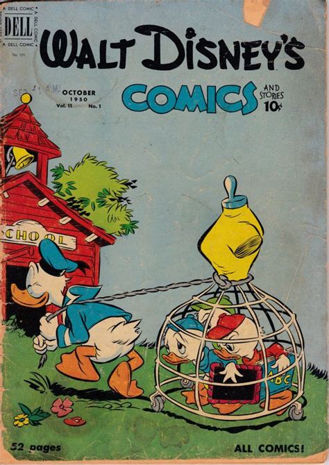 Walt Disneys Comics And Stories 121 October 1950 By Viewobscura Dell