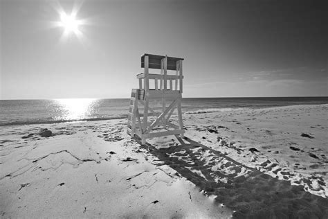 Black And White Photography The Beach By Dapixara Art
